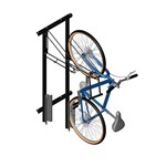 CAD Drawings CycleSafe, Inc. Vertical Bike Racks - WallRack™ Frame